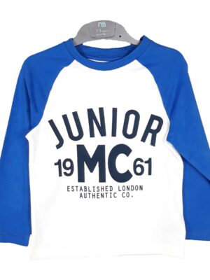 Реглан синьо-синій Junior Mothercare
