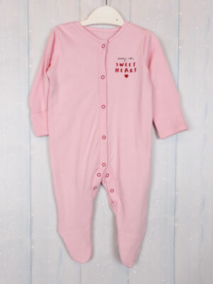 Чоловічок рожевий з написом mothercare